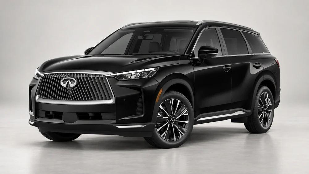Визуализация Infiniti QX60, модельный год 2026