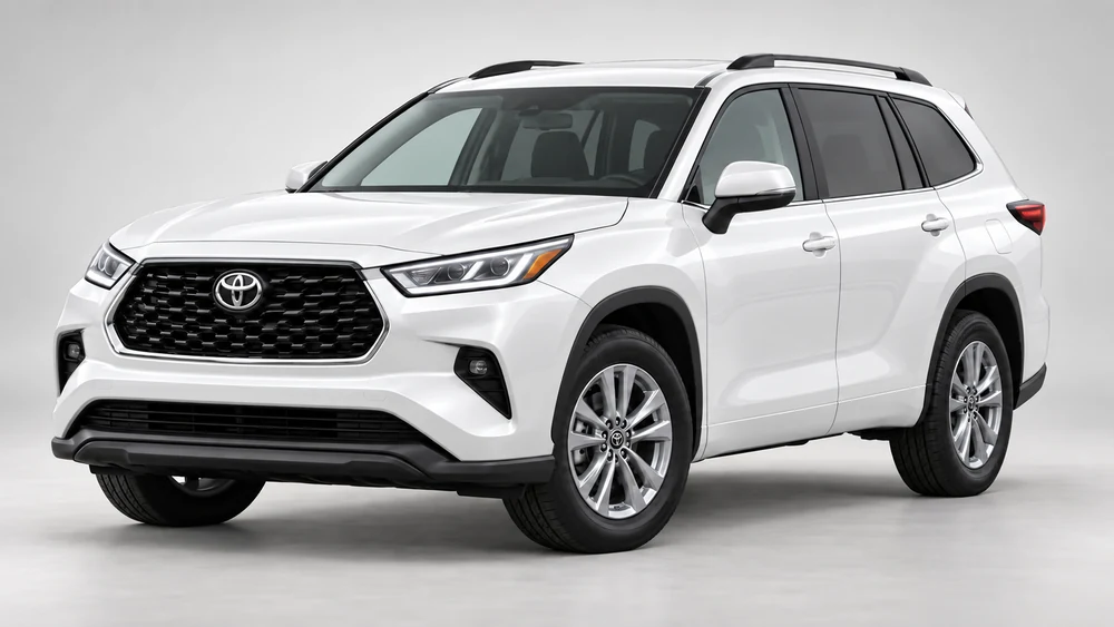 Визуализация Toyota Highlander, модельный год 2026